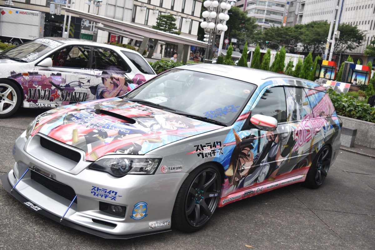 #痛車de通勤普段はガルパン痛車でたまにスト魔女痛車で通勤してますが('ω') #痛車de通勤普段はガルパン痛車でたまにスト魔女痛車で通勤してますが('ω')