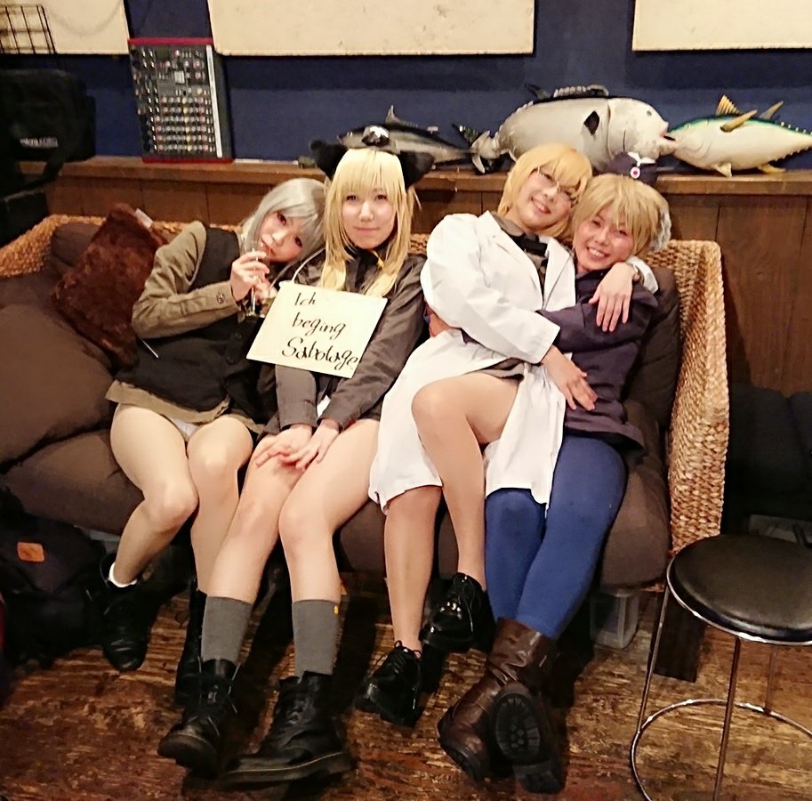 今回の企画の写真を少し取り急ぎで(=゚ω゚)ノロスマン先生 やえさん伯爵 ものくろさんウルスラ あしかさんヘルマ 今回の企画の写真を少し取り急ぎで(=゚ω゚)ノロスマン先生 やえさん伯爵 ものくろさんウルスラ あしかさんヘルマ