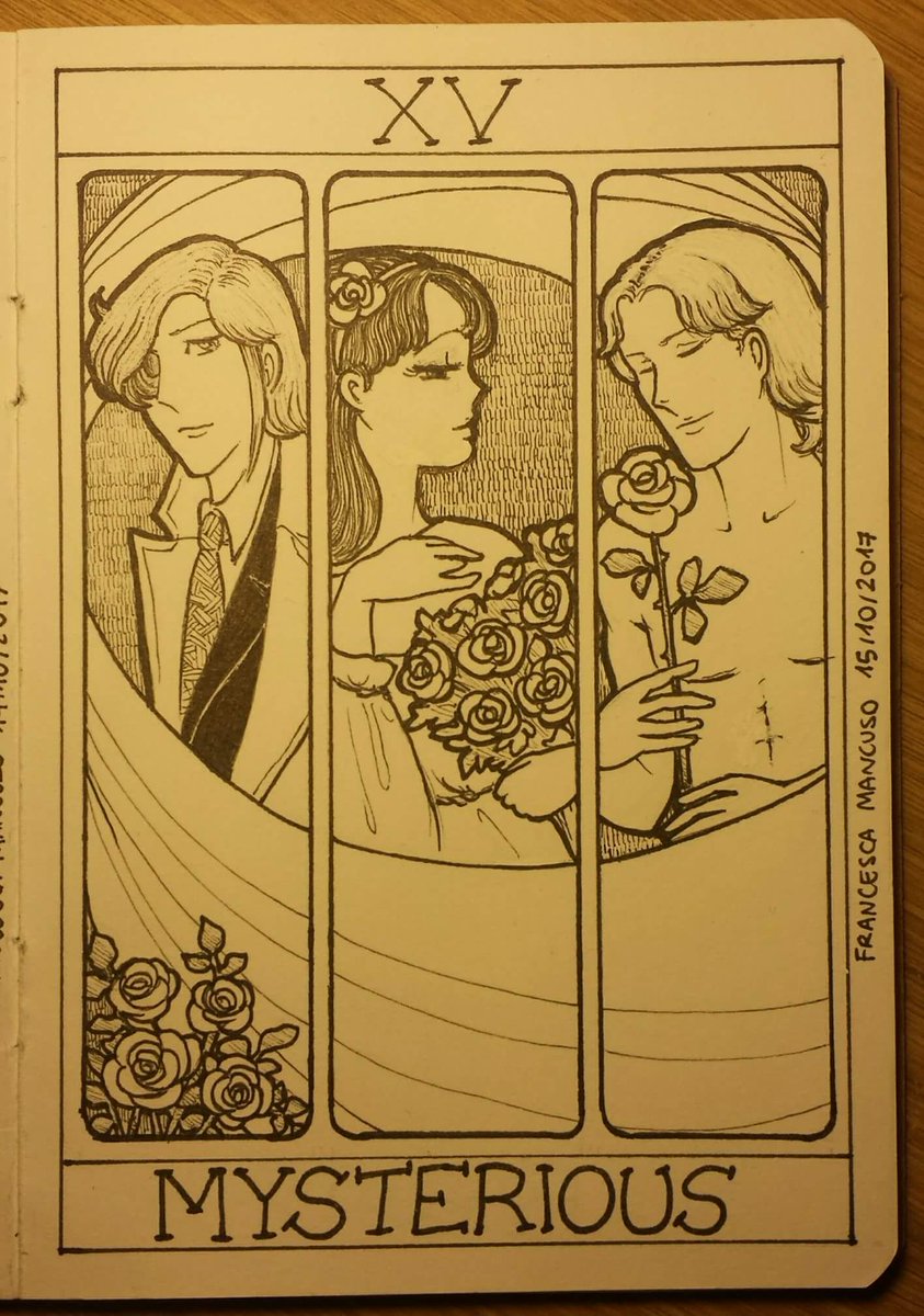 Inktober day 15: 紫のバラの人#Inktober #Inktober2017 #glassnokamen Inktober day 15: 紫のバラの人#Inktober #Inktober2017 #glassnokamen