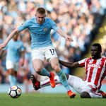 De Bruyne hailed Premier League's best by Stoke's Hughes