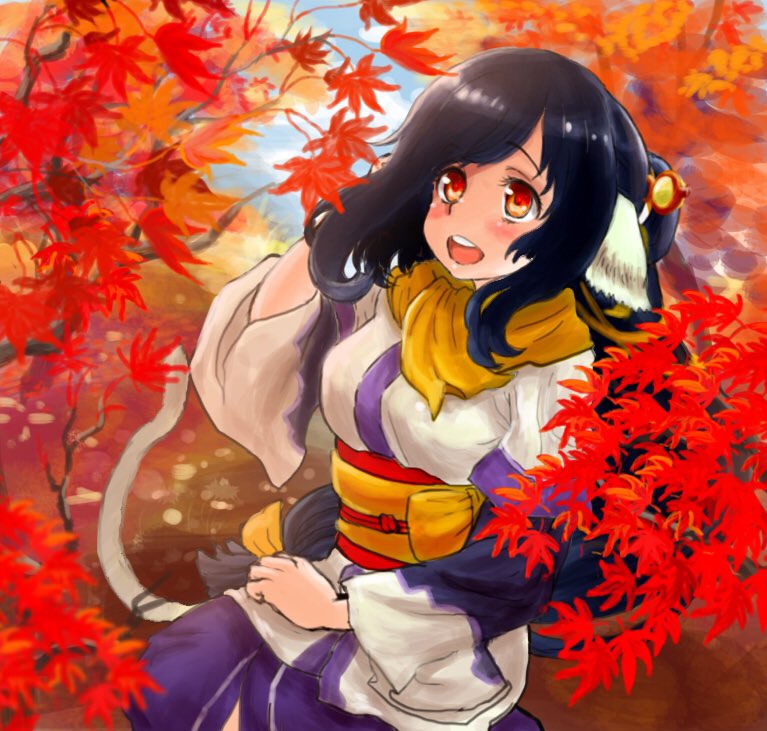 紅葉なクオンさん#うたわれるもの#紅葉 紅葉なクオンさん#うたわれるもの#紅葉