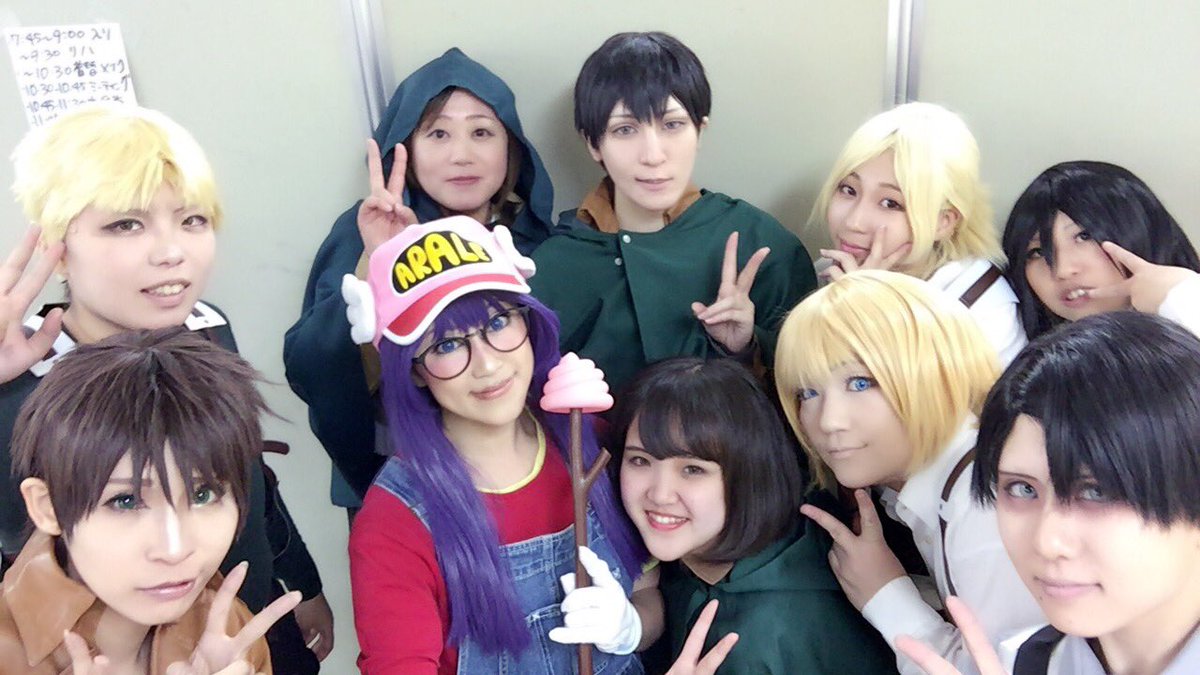 【第1回イオンモール浦和美園コスプレフェスタ 出演者さんと♡】台風の目の皆さんは進撃の巨人で迫力のバトルアクションを繰り 【第1回イオンモール浦和美園コスプレフェスタ 出演者さんと♡】台風の目の皆さんは進撃の巨人で迫力のバトルアクションを繰り