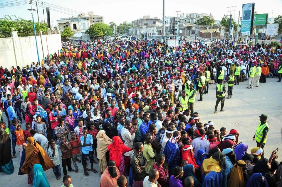 Somalia truck bombing toll still rising as funerals begin