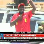 Jubilee warns against disruption of October repeat polls