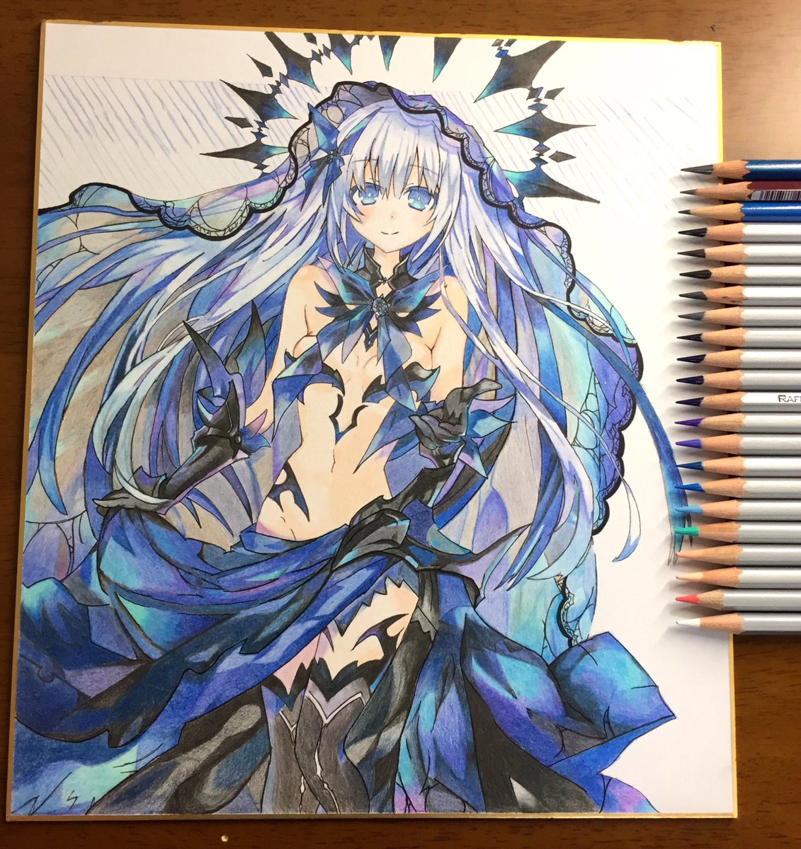 鳶一折紙 精霊反転ver描きました。この姿の折紙がデートアライブの中で一番好きです。 肌とか初めて塗ったけど普通にむずか 鳶一折紙 精霊反転ver描きました。この姿の折紙がデートアライブの中で一番好きです。 肌とか初めて塗ったけど普通にむずか