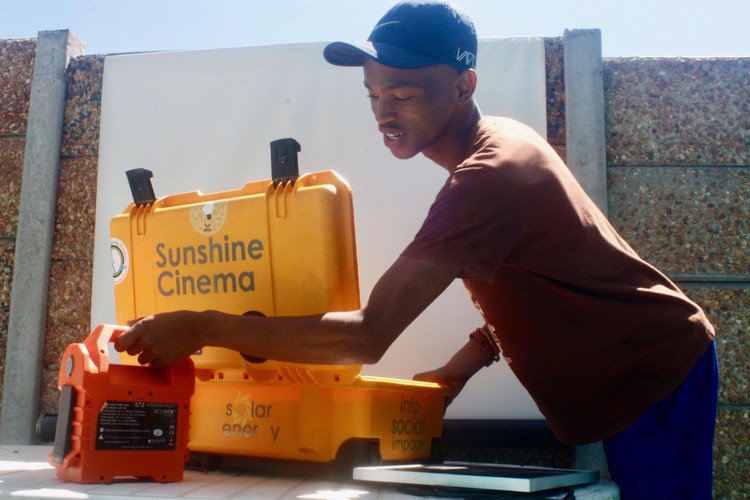 Pop-up Sunshine cinema for Khayelitsha