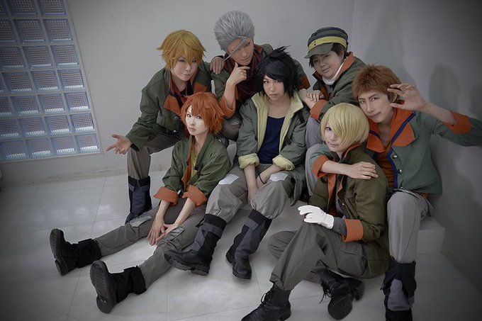 cos*鉄血のオルフェンズ三日月:エムトリオルガ:きっかユージン:潤雷ビスケット:まんじゅシノ:まちだヤマギ:あやライド cos*鉄血のオルフェンズ三日月:エムトリオルガ:きっかユージン:潤雷ビスケット:まんじゅシノ:まちだヤマギ:あやライド