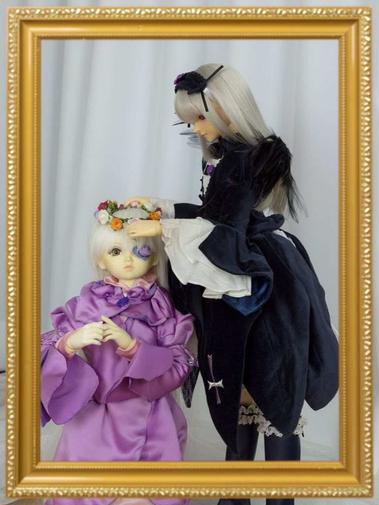 8枚目の「ニコイチメイデン」風♪#薔薇水晶 …バカ犬さん( @9inu )#水銀燈 …弓月#ローゼンメイデン 8枚目の「ニコイチメイデン」風♪#薔薇水晶 …バカ犬さん( @9inu )#水銀燈 …弓月#ローゼンメイデン