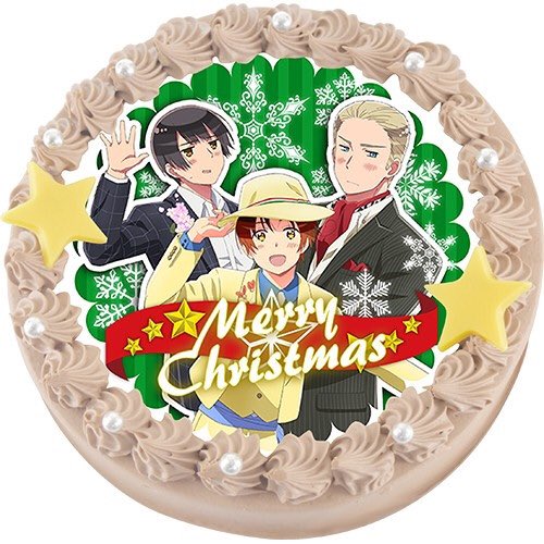 のめたそ、ヘタリアのクリスマスケーキあったよ のめたそ、ヘタリアのクリスマスケーキあったよ
