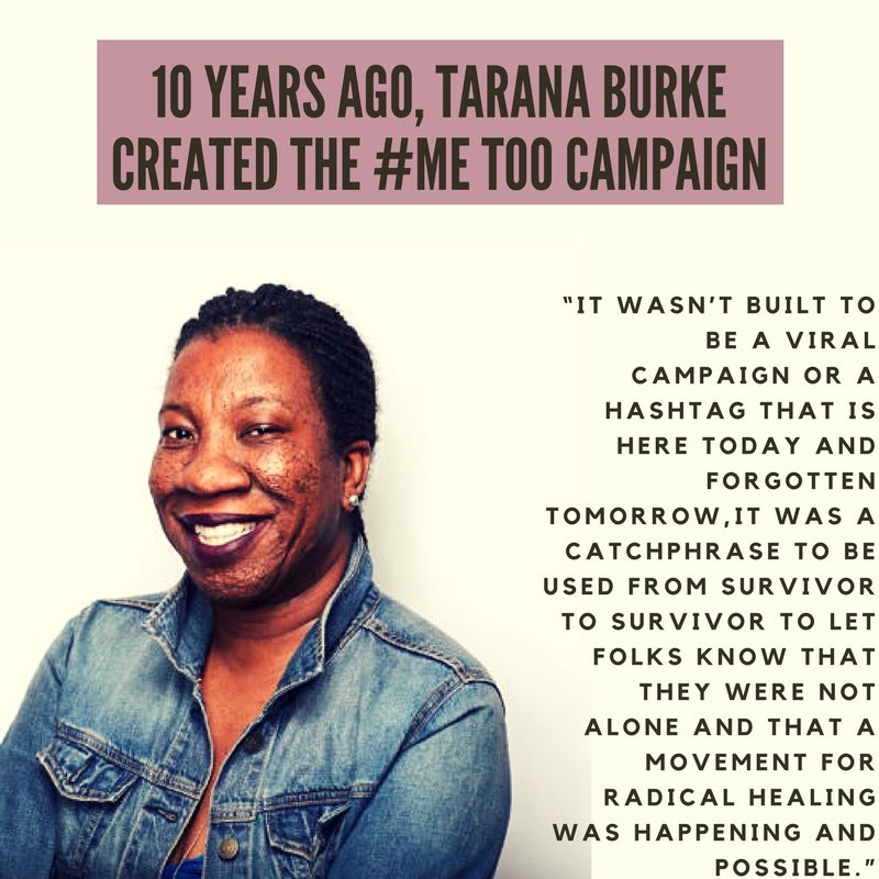 RT @NJ_Spark: #icymi meet the creator of #MeToo @TaranaBurke https://t.co/JyQ4drkLge
