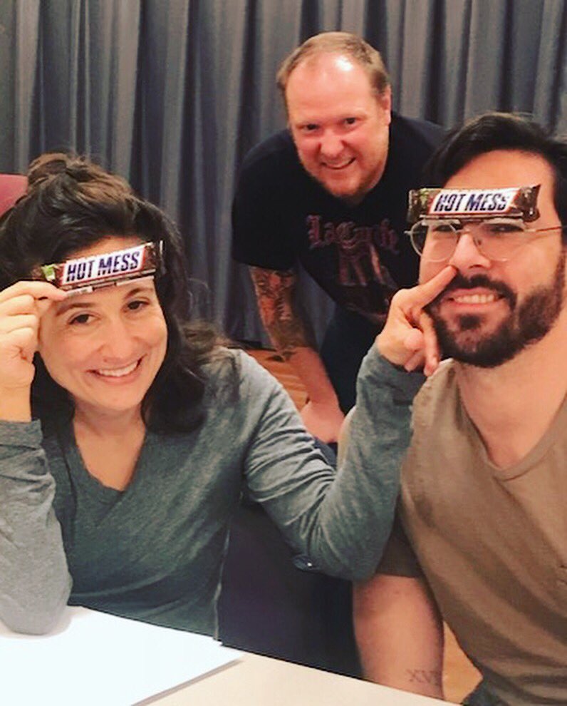 RT @HotMessThePlay: Our favorite rehearsal snack - #HotMess @snickers! https://t.co/NXtRqQj7Y1