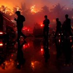 Fire destroys landmark hotel in Myanmar's largest city