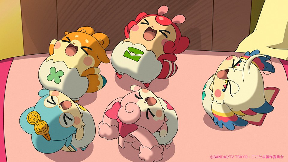 今日は『ヒミツのここたま』放送日!こころたちのクラスの”かべしんぶん”をゲージュツだというムッシュ・ムクンヌ。完成を陰か 今日は『ヒミツのここたま』放送日!こころたちのクラスの”かべしんぶん”をゲージュツだというムッシュ・ムクンヌ。完成を陰か