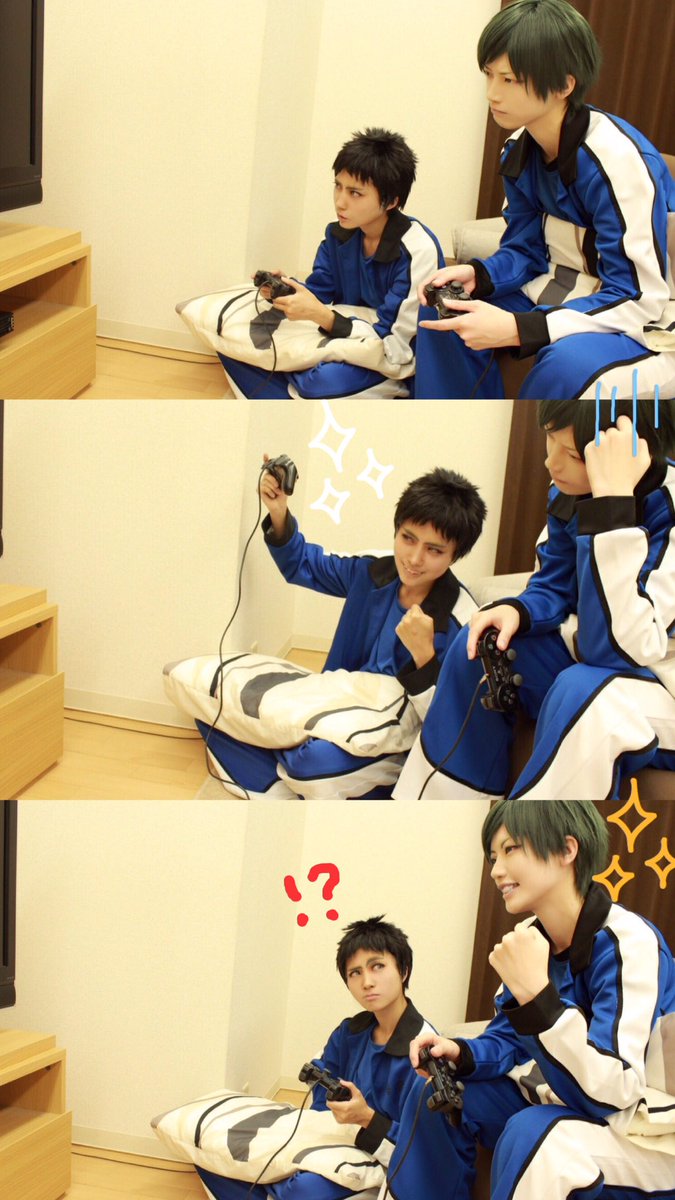 【 cosplay / 黒バス 】バスケも ゲームも ガチ勝負🔥👊笠松 : やずみゆき森山 : ますく 【 cosplay / 黒バス 】バスケも ゲームも ガチ勝負🔥👊笠松 : やずみゆき森山 : ますく