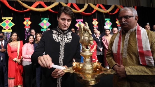'Diwali Mubarak'?: Trudeau's use of Arabic raises eyebrows