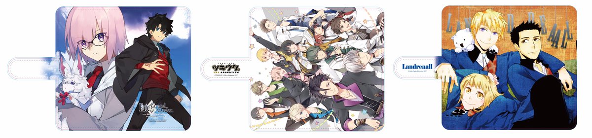 【AGF2017グッズ紹介③】様々な機種に対応した手帳型スマホケースのご紹介です! 連載中の6作品がラインナップ。ぜひ貴 【AGF2017グッズ紹介③】様々な機種に対応した手帳型スマホケースのご紹介です! 連載中の6作品がラインナップ。ぜひ貴