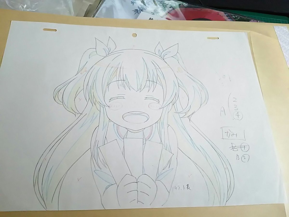 実は天体のメソッドの生原画持ってる 実は天体のメソッドの生原画持ってる