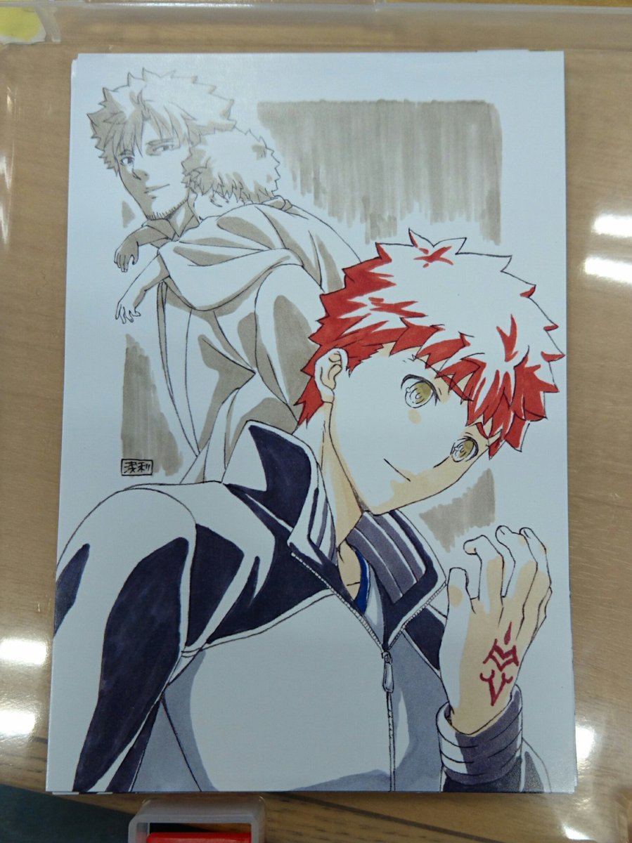 【Fate/stay night [Heaven’s Feel】 HF 来場者特典 ポストカード《譲》切嗣&士郎 【Fate/stay night [Heaven’s Feel】 HF 来場者特典 ポストカード《譲》切嗣&士郎
