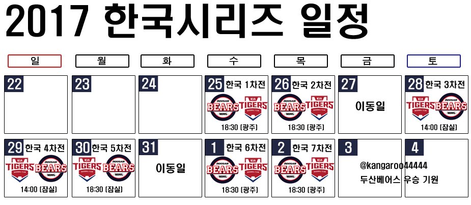 한국시리즈 3차전 티켓팅 4차전 예매 야구 1루 kangaroo44444