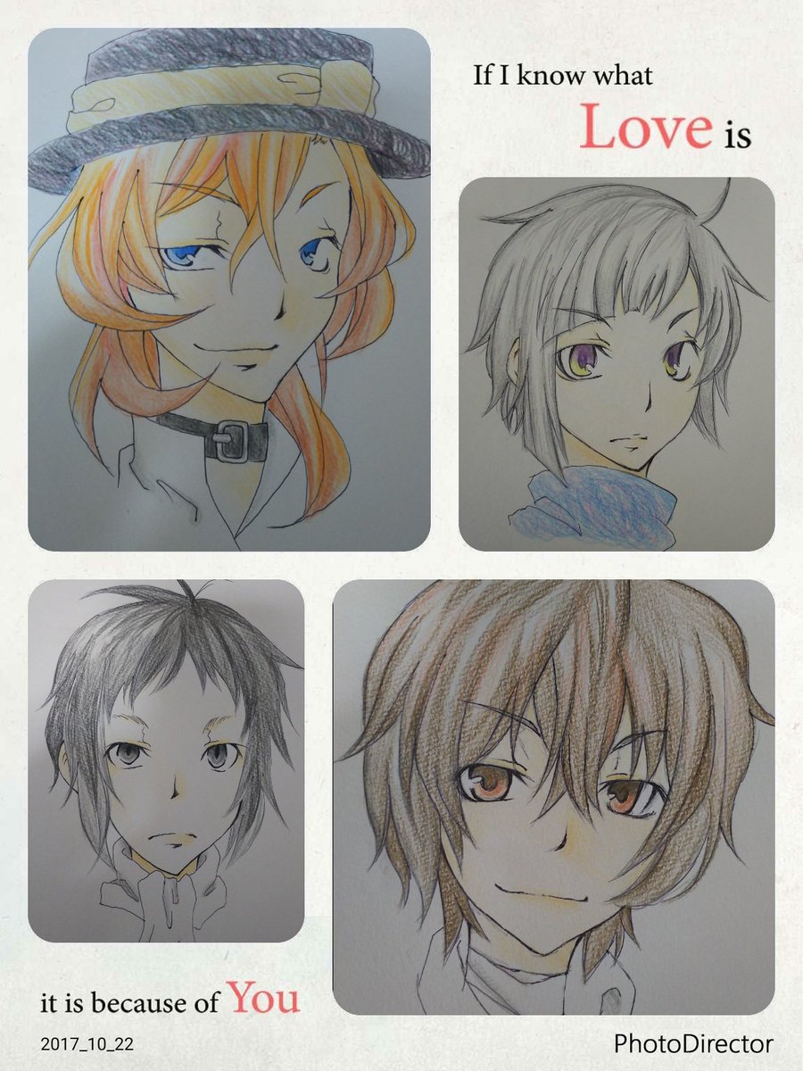 色、塗れたー( ̄▽ ̄;)#文スト#文スト絵描きさんと繋がりたい#文豪ストレイドッグス 色、塗れたー( ̄▽ ̄;)#文スト#文スト絵描きさんと繋がりたい#文豪ストレイドッグス