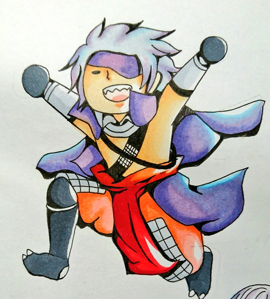 部屋掃除してたら戦国BASARAハマってるときに描いた元親と三成出てきた 部屋掃除してたら戦国BASARAハマってるときに描いた元親と三成出てきた