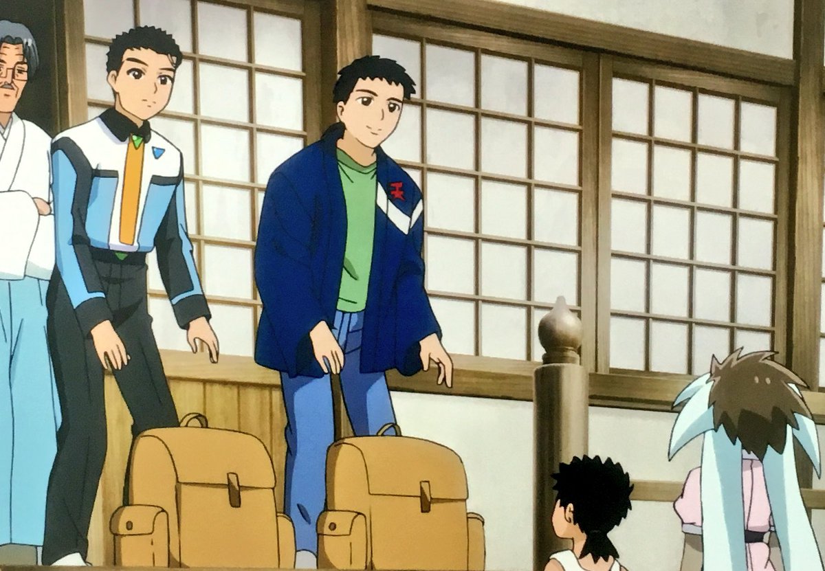 思いっきりポーズがシンクロしてる天地と西南ちゃんかわいい。 #天地無用 思いっきりポーズがシンクロしてる天地と西南ちゃんかわいい。 #天地無用