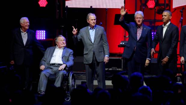 Five former US presidents gather at fundraising concert – Trump stays home