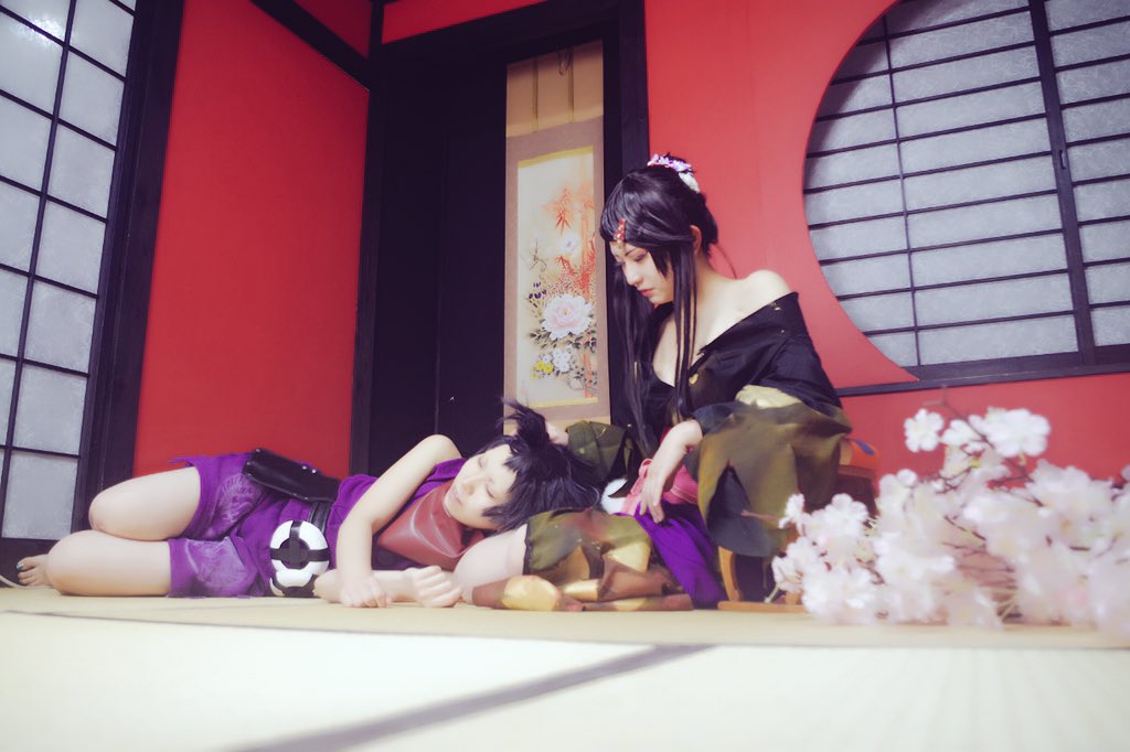 【cos】戦国BASARA"安らかな一時"濃姫 あきな蘭丸 和茶photo えりな 【cos】戦国BASARA"安らかな一時"濃姫 あきな蘭丸 和茶photo えりな