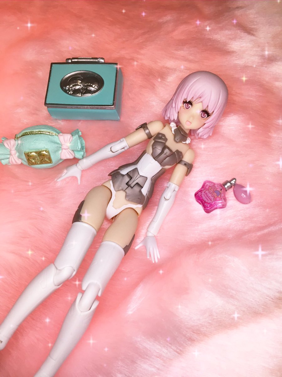 フレームアームズガール作りました!マテリアちゃんキキララが似合う😊メイクもしてみました🎀 フレームアームズガール作りました!マテリアちゃんキキララが似合う😊メイクもしてみました🎀