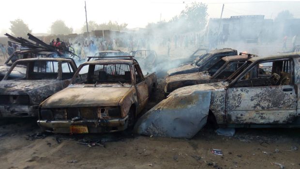 Boko Haram suicide bomber kills 13 in north-east Nigerian city
