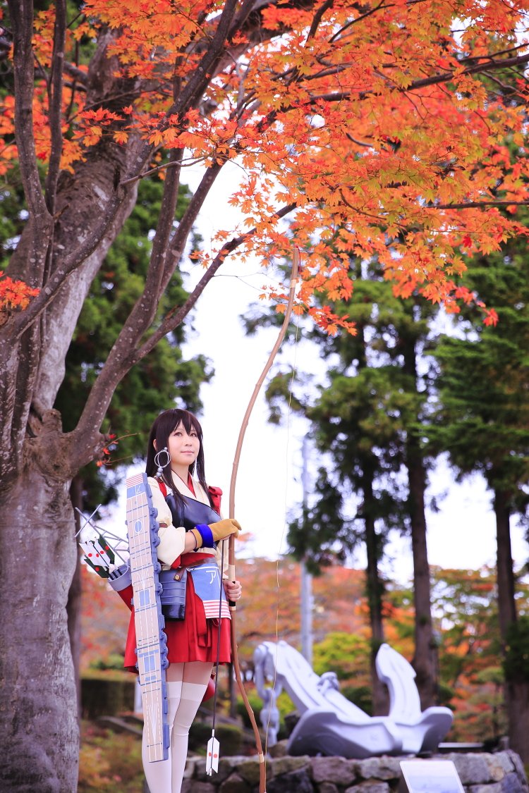 砲雷撃戦!よーい!三十三戦目(10/22)赤城:こよりさん()紅葉が綺麗でした。マフラー暖かそう#艦これ#砲雷撃戦#大湊 砲雷撃戦!よーい!三十三戦目(10/22)赤城:こよりさん()紅葉が綺麗でした。マフラー暖かそう#艦これ#砲雷撃戦#大湊