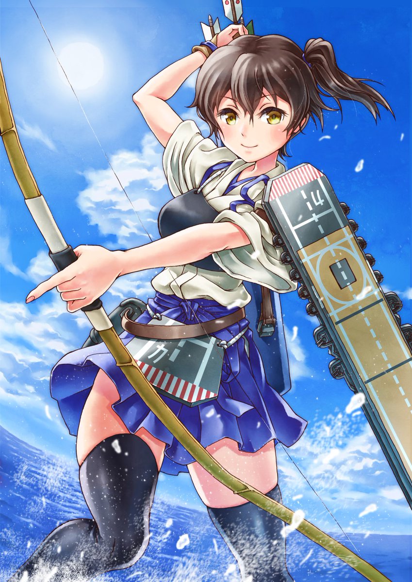 時雨に続く艦これイラストで加賀さん完成ー! 時雨に続く艦これイラストで加賀さん完成ー!
