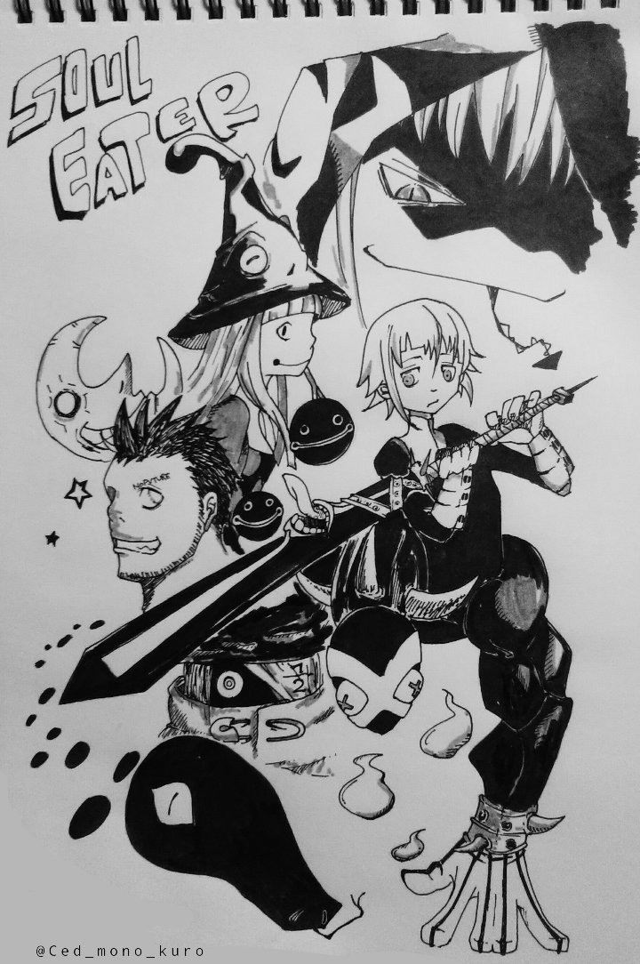 【描いてみた】アニメとかマンガとか、割と敵キャラの方が好きだったりする#ソウルイーター #イラスト 【描いてみた】アニメとかマンガとか、割と敵キャラの方が好きだったりする#ソウルイーター #イラスト