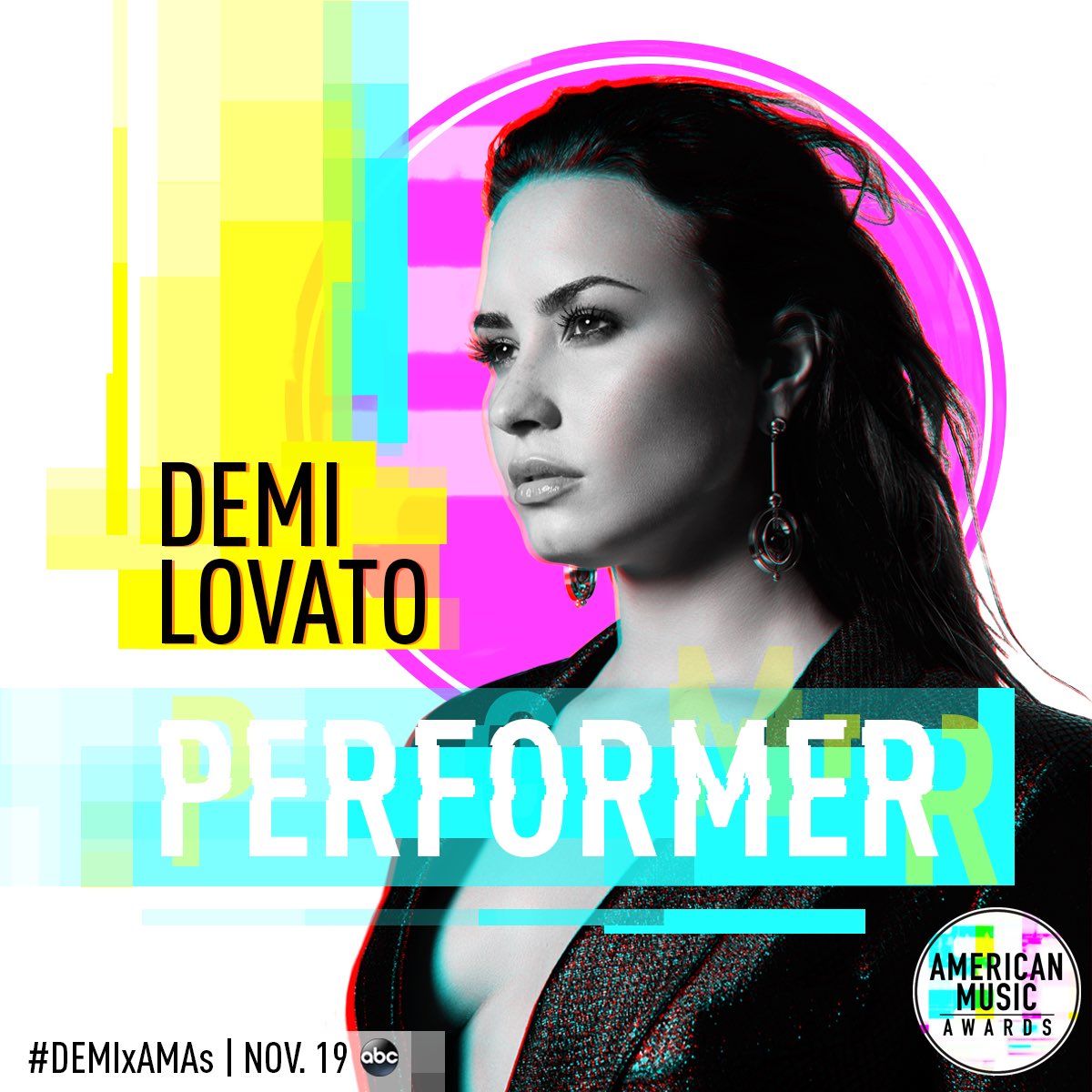 SO excited to take the @AMAs stage on Sunday, November 19th!!! ???? #DEMIxAMAs https://t.co/eFv1fbLJaX