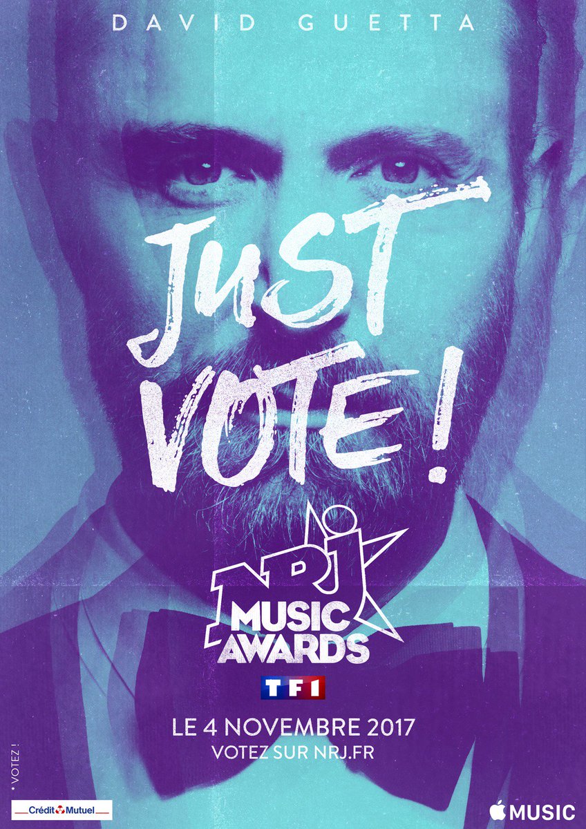 Dernière ligne droite pour voter pour @davidguetta aux @NRJMusicAwards ! 
https://t.co/BthNn0YAUQ https://t.co/J8h4NinFSA