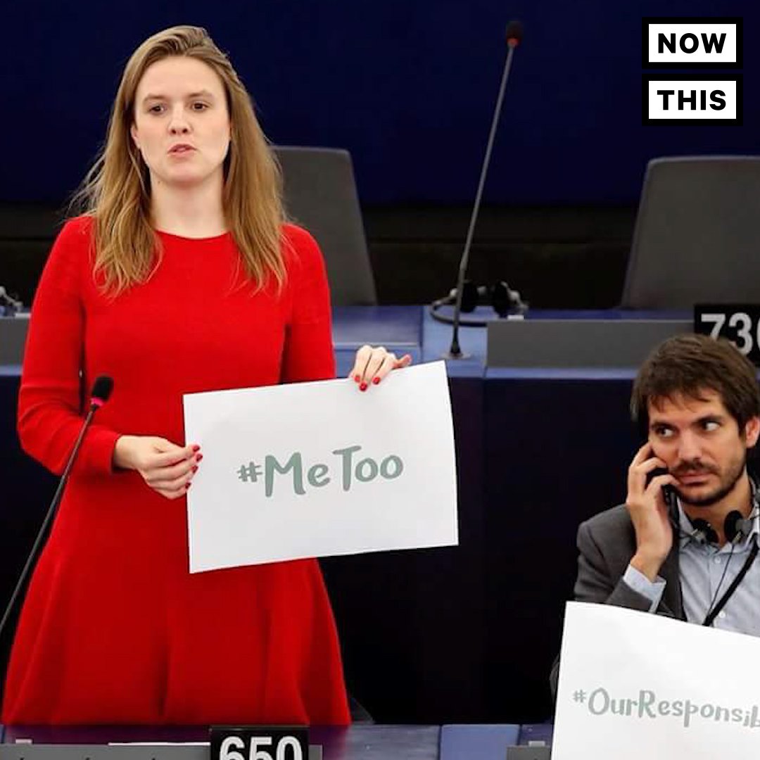 RT @nowthisnews: Women members of European Parliament are saying #MeToo. https://t.co/wyiSfoh0Tc