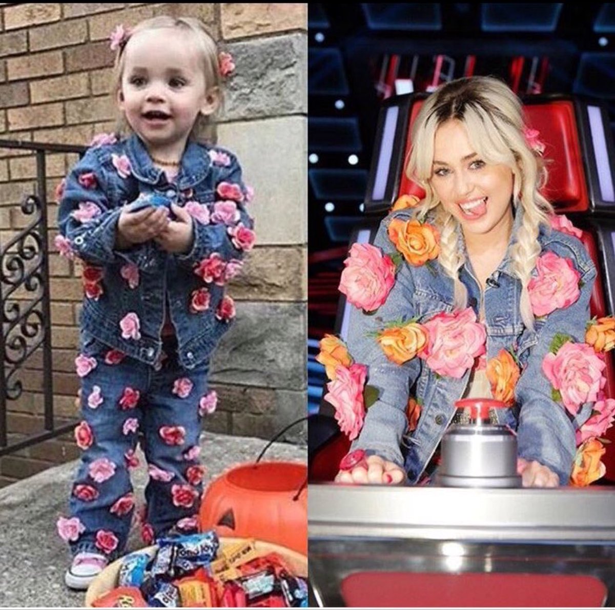 Mini Miley! Sooo cuuuute!!! I told y’all I was younger now! https://t.co/xXz3h5QTjm