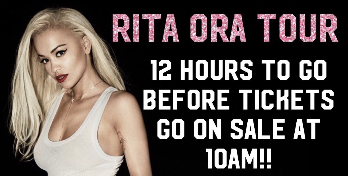 RT @lauralovesora: ????12 HOURS TO GO RITABOTS!???? @RitaOra CANT WAIT TO COME AND SEE YOU LIVE!!❤️ https://t.co/H1t6tnGCYy