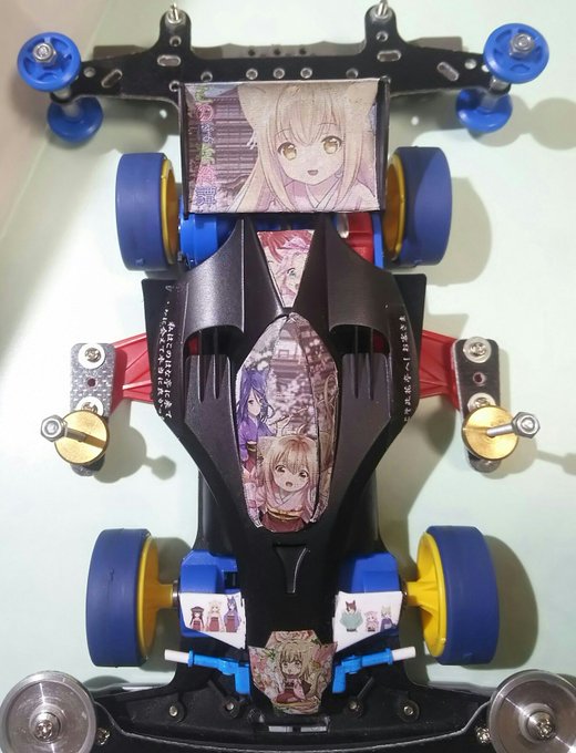 天乃先生のこのはな綺譚のアニメ化が嬉しすぎて、ミニ四駆にデカールでこのはな綺譚仕様にしてみた\(^o^)/ 柚を中心に中 天乃先生のこのはな綺譚のアニメ化が嬉しすぎて、ミニ四駆にデカールでこのはな綺譚仕様にしてみた\(^o^)/ 柚を中心に中