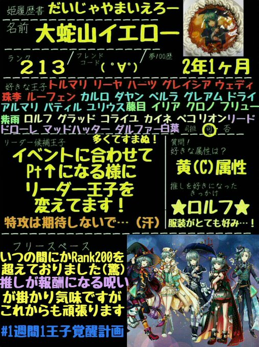 姫履歴書更新&新たに巫女履歴書作成しました!(っ`∀´*)RT&いいね!でお迎えあがります!沢山の夢10 姫履歴書更新&新たに巫女履歴書作成しました!(っ`∀´*)RT&いいね!でお迎えあがります!沢山の夢10