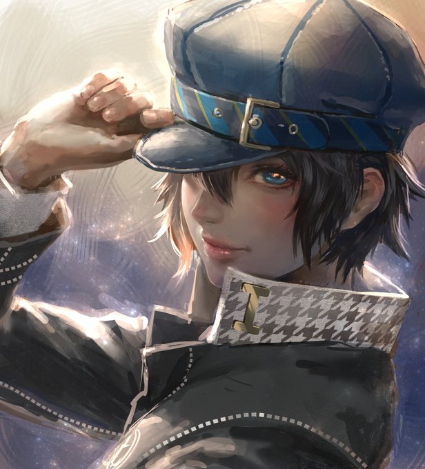 ペルソナ4の白鐘直斗くんさんを描きました。 ペルソナ4の白鐘直斗くんさんを描きました。