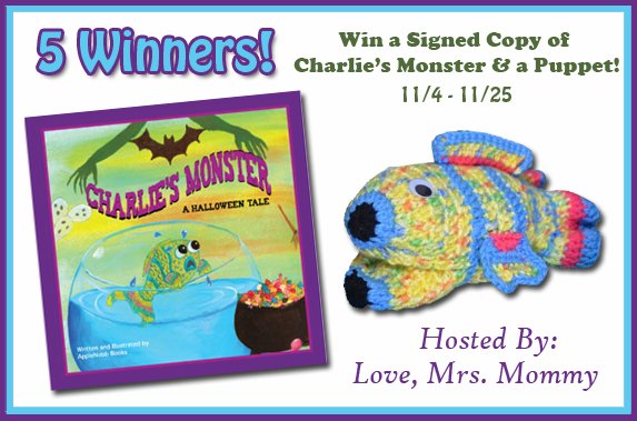 Charlie's Monster Signed Copy & A Puppet Giveaway (11/25 US) Charlie's Monster Signed Copy & A Puppet Giveaway (11/25 US)