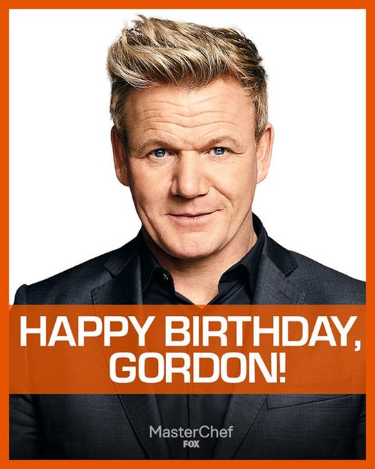 Gordon Ramsay’s Birthday Celebration | HappyBday.to