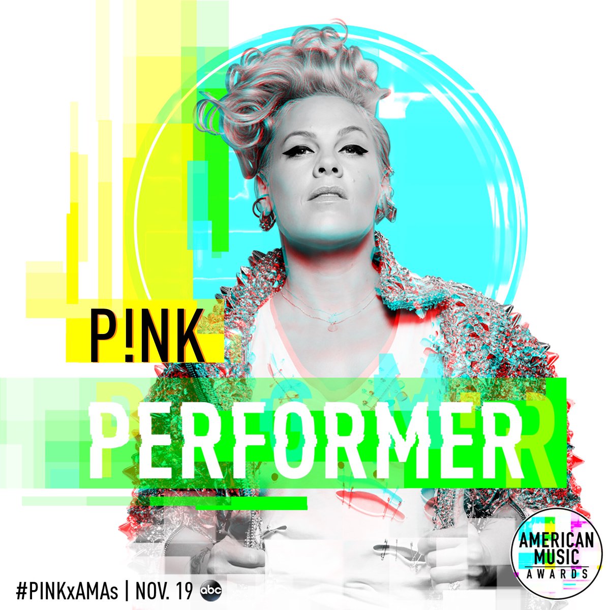 “Taking on the @AMAs with my most daring performance to date! You ready? See you 11.19 on ABC. #PINKxAMAs” https://t.co/6YSXlQBpGY