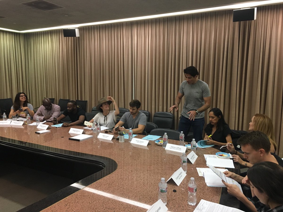 RT @TheTimelessRoom: The first Table Read of Season 2 is happening now! @NBCTimeless https://t.co/1PpriHBUvJ
