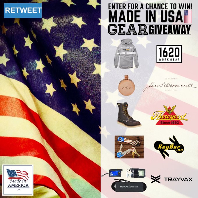 Made in USA Gear Giveaway! Made in USA Gear Giveaway!