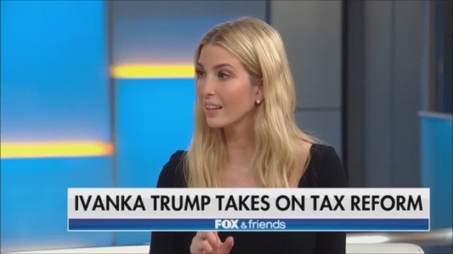 RT @foxandfriends: .@IvankaTrump: We're optimistic tax reform will get passed. https://t.co/ONSaWaNwDA