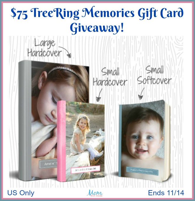 $75 TreeRing Memories Gift Card-1-US-Ends 11/14 $75 TreeRing Memories Gift Card-1-US-Ends 11/14