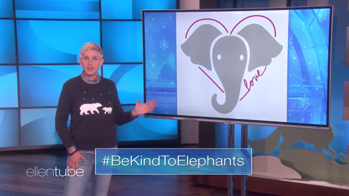 RT @TheEllenShow: I’m determined to do something about this. #BeKindToElephants https://t.co/0dGkx4vNzD