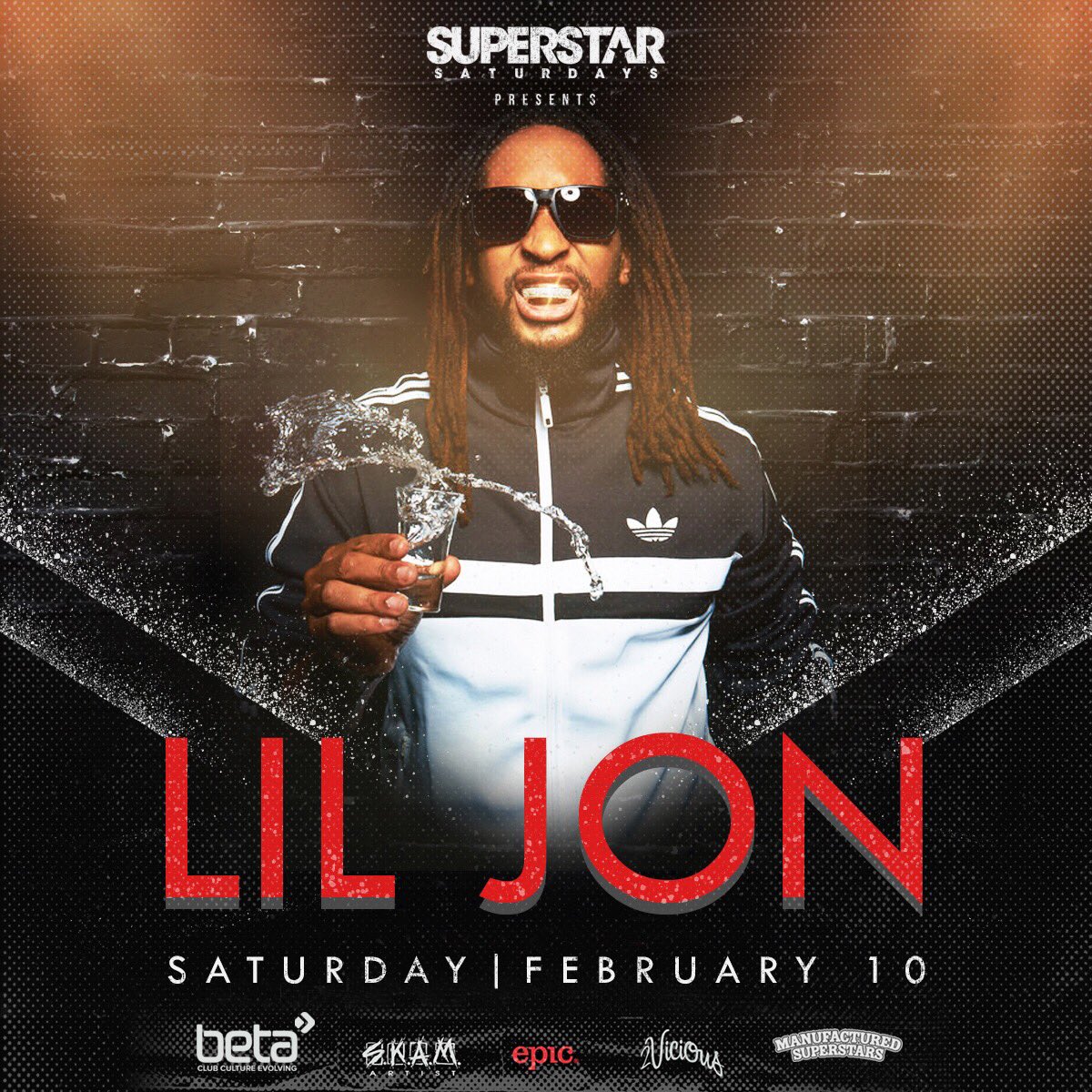 RT @BetaNightclub: OK! @LilJon is back for #SuperstarSaturdays 2/10! Tickets: https://t.co/qSUp7DC6sO https://t.co/iq9jWPdpBP